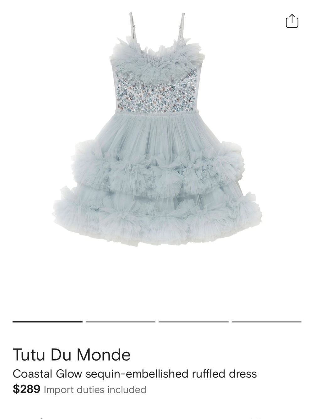 Tutu Du Monde Coastal Glow Dress